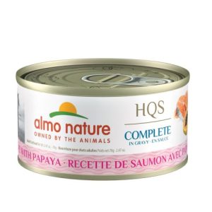 Almo Nature HQS Complete Chat - Saumon Et Papaye En Sauce - 70g