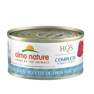 Almo Nature HQS Complete Chat - Thon Et Oeuf De Caille En Sauce - 70g