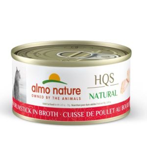 Almo Nature HQS Natural Chat - Cuisse De Poulet Au Bouillon - 70g