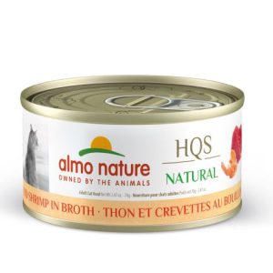 Almo Nature HQS Natural Chat - Thon Et Crevette Au Bouillon - 70g