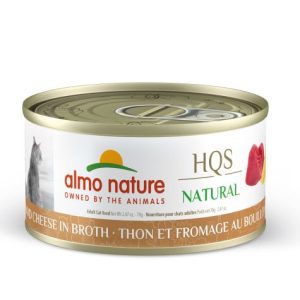 Almo Nature HQS Natural Chat - Thon Et Fromage Au Bouillon - 70g