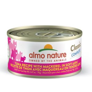 Almo Classic Complete Chat - Thon Avec Maquereau En Tendre Aspic - 70g