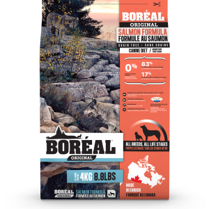 Boréal Chien Original Sans Grains au Saumon 11.36kg