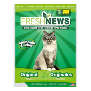 Fresh News litière de papier recyclé pour chat – 25 L