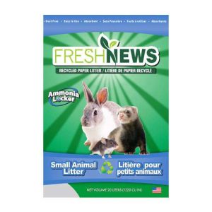 Fresh News litière de papier pour petits animaux – 20 L