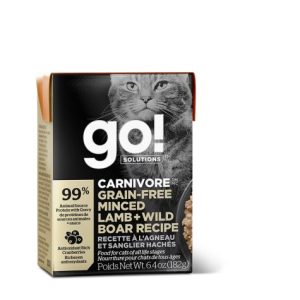 Go! tetra chat carnivore agneau/sanglier - 6 oz
