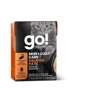 Go! tetra chat peau/poil saumon - 6 oz