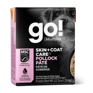 Go! Tetra chien peau/poils goberge - 12.5oz