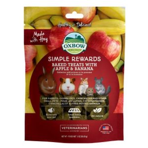 Oxbow Friandises Pomme/Banane - 3oz