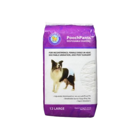 PoochPad Culotte Hygiénique pour Femelle Jetable – Image 4