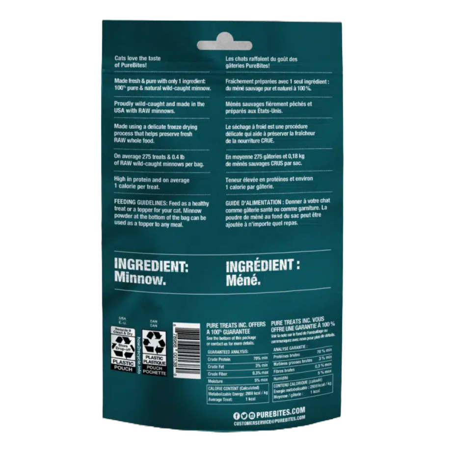 Purebites Gâteries aux Ménés (31g) – Image 2