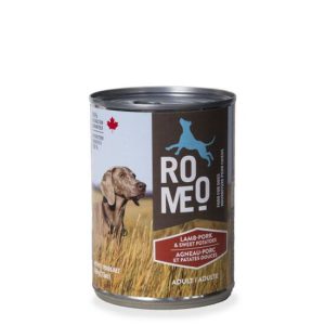 Romeo Conserve pour Chien Agneau/Porc/Patates 369g