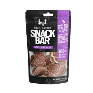Dogit SnackBar Bouchées Morues/Canard 150g
