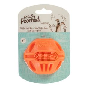 Totally Pooched Stuff'n Brush - Balle Orange