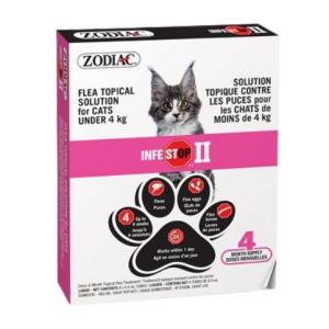 Zodiac Infestop II Chat Moins de 4kg