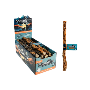 Doggin Stix Tresse collagène agneau 12'' (unité)