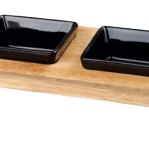 Trixie Bol Chat Double Bois/Ceramique 0.2L