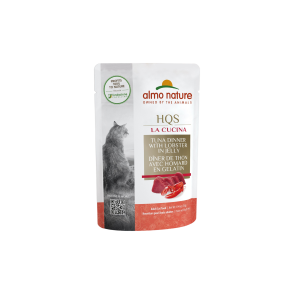Almo Nature HQS La Cucina Pochette Chat - Thon Et Homard En Gelée - 55g