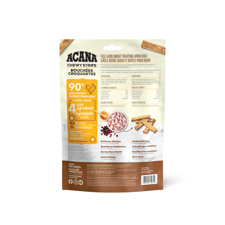 Acana Chien Gâterie Chewy Strips Poulet 113g – Image 2
