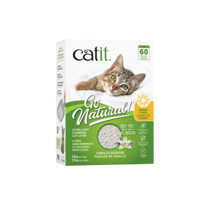 Litière Catit Go Natural Bambou/Vanille 3.6kg