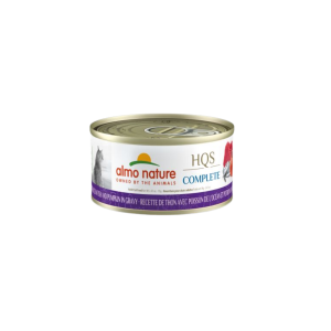 Almo Nature HQS Complete Chat - Thon, Poisson De L'océan Et Citrouille, En Sauce - 70g