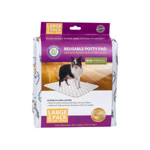 PoochPad Pipi Pad Large Blanc (2/UN)