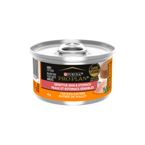 ProPlan Conserves Chat Peau et Estomac Sensible Entrée Poulet 85g