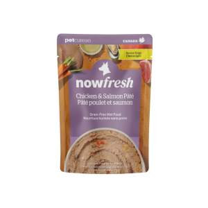 Petcurean Now Fresh Nourriture Humide Sans Grains Pour Chien âgé, Pâté Poulet & Saumon 79g