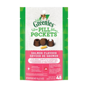 Greenies Pill Pockets Chat Saumon 1.6oz
