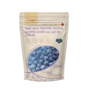 Loopy Paws Croustillants glacés au lait de chèvre et aux myrtilles Lyophilisée 30g